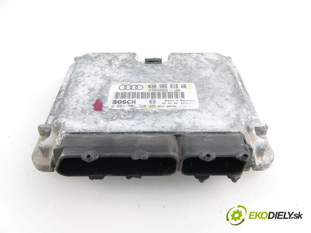 AUDI A3 (8L1) HB 1998 1896,00 Sterowniki silnika 1896,00 Riadiaca jednotka Motor 038906018AR; 0281001728