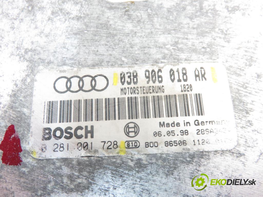 AUDI A3 (8L1) HB 1998 1896,00 Sterowniki silnika 1896,00 Riadiaca jednotka Motor 038906018AR; 0281001728
