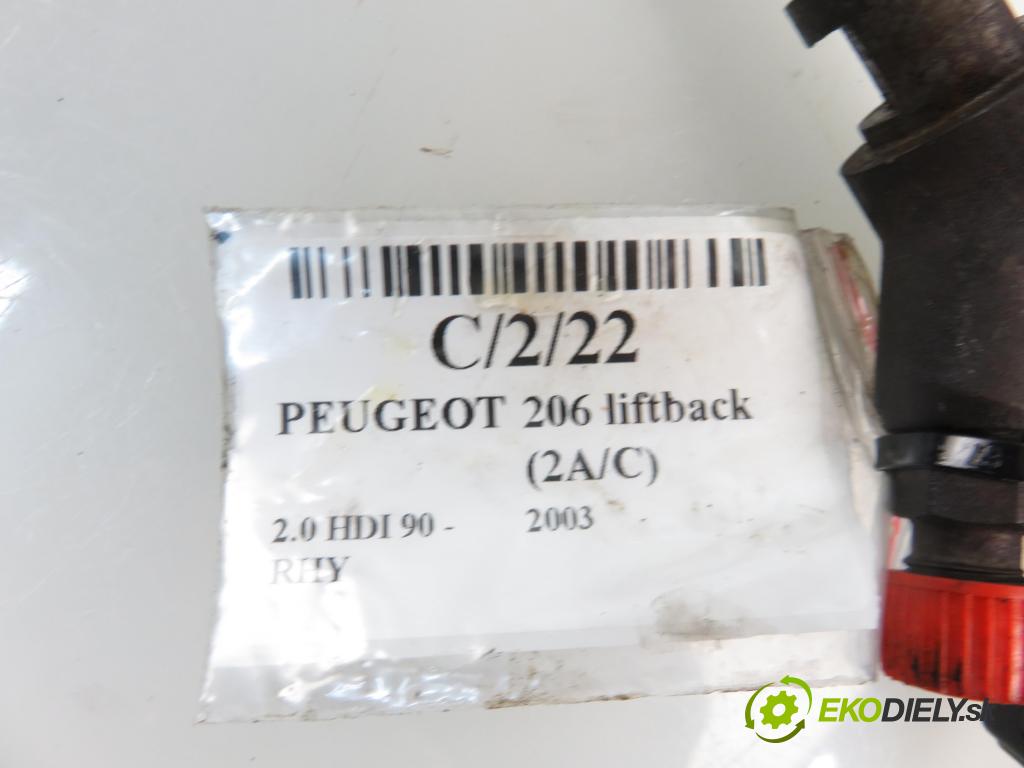 PEUGEOT 206 liftback (2A/C) - 2001 1997,00 Wtryskiwacze 1997,00 vstrekovač 9640088780; 0445110062 (Vstrekovače)