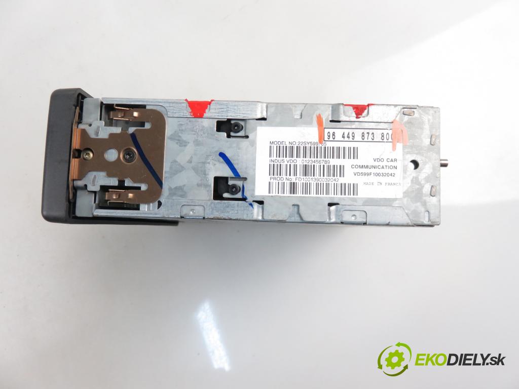 PEUGEOT 607 (9D, 9U) SEDAN 2001 2179,00 Nawigacje GPS fabryczne 2179,00 čítač navigácie 9644987380 (Ostatné)