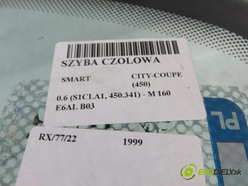 SMART CITY-COUPE (450) HB 1999 40,00 0.6 R3 55 - M 160 E6AL B03 599,00 okno PŘEDNÍ 