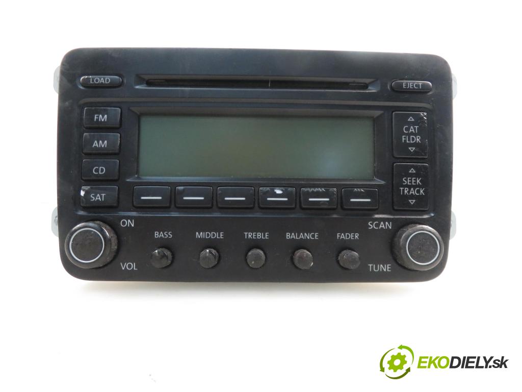 VW JETTA III (1K2) SEDAN 2005 2480,00 Radioodtwarzacze 2480,00 RADIO CD 1K0035180
