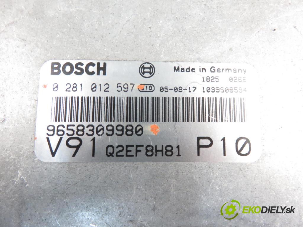 PEUGEOT BOXER Autobus (244, Z_) BUS 2005 1997,00 Sterowniki silnika 1997,00 Riadiaca jednotka Motor 9658309980; 0281012597