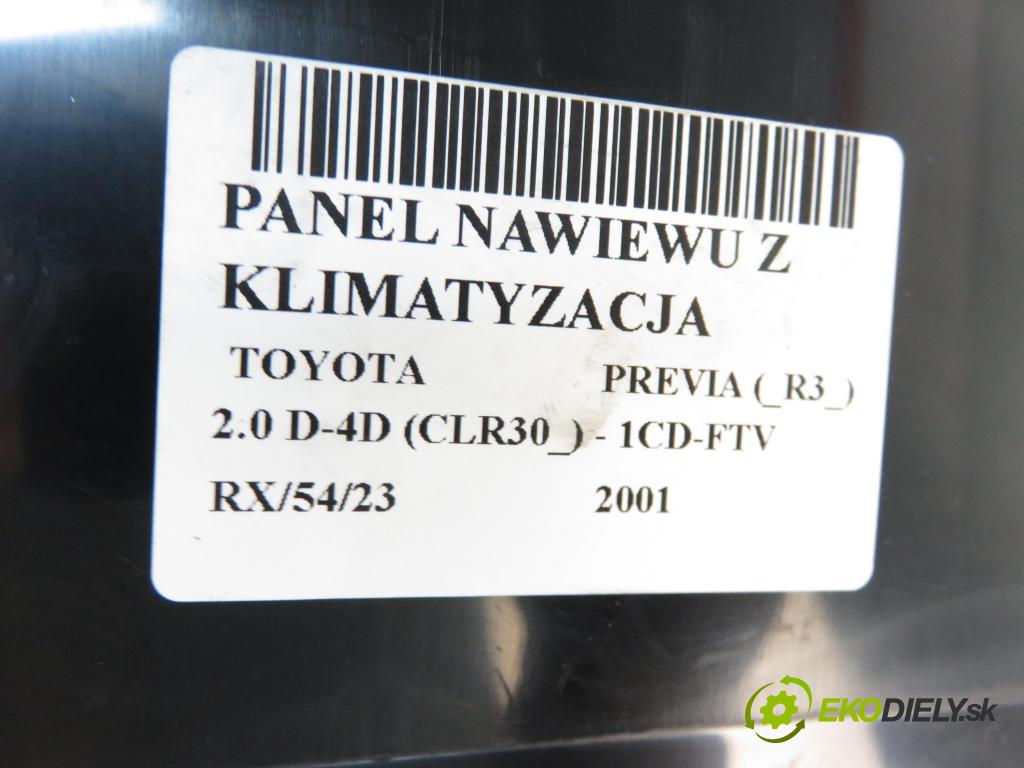 TOYOTA PREVIA (_R3_) MINIVAN 2001 1995,00 Panele sterowania, przełączniki 1995,00 Panel kúrenia KLIMATRONIK 559002J130; 1464309533