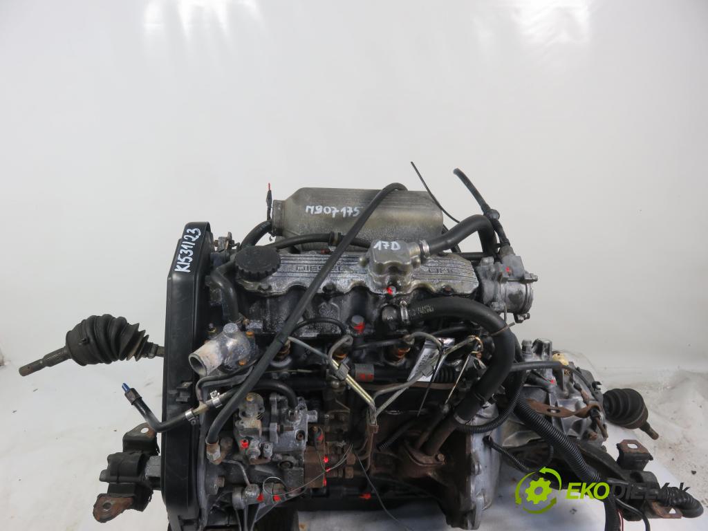 OPEL ASTRA F liftback (T92) HB 1992 1700,00 Silniki kompletne 1700,00 motor DIESLA 17D