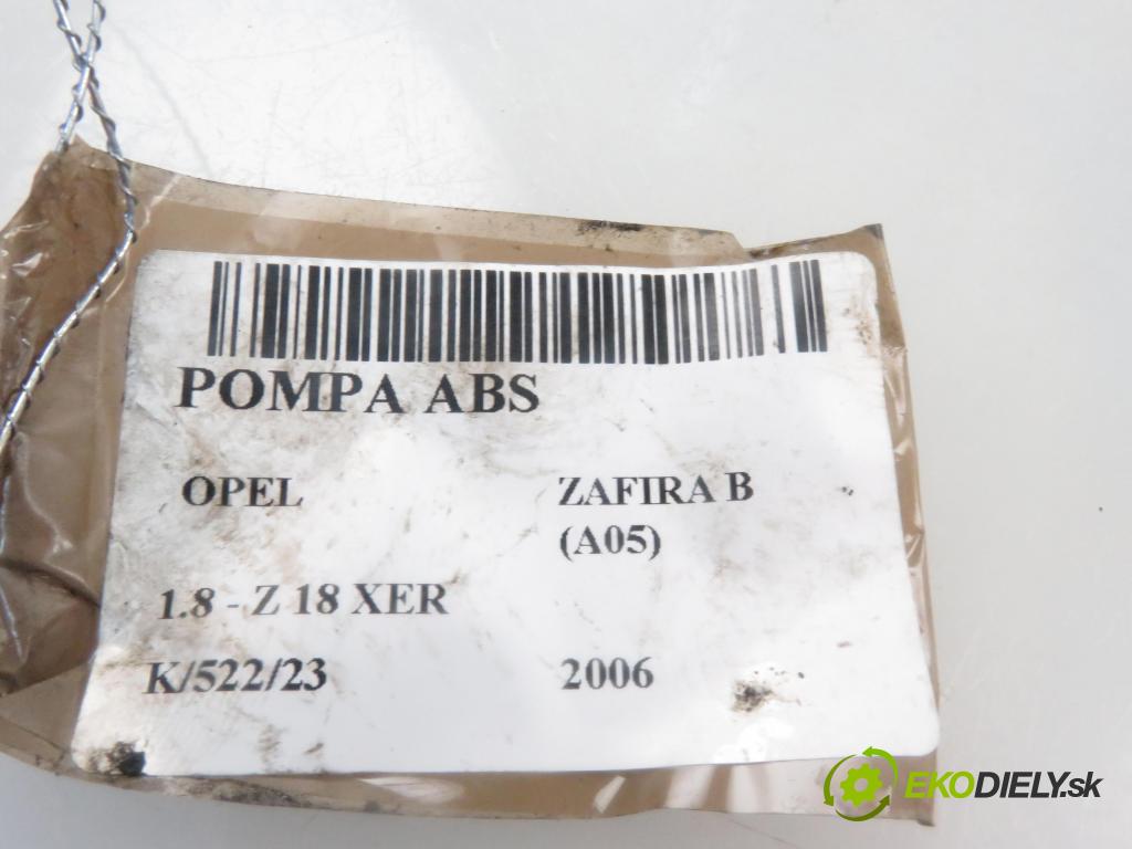 OPEL ZAFIRA B (A05) MINIVAN 2006 1796,00 Sterowniki ABS 1796,00 Pumpa ABS 13157576; 10020700244; 10097005093 (Pumpy ABS)