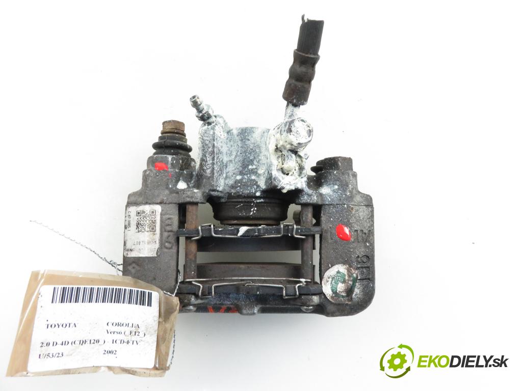 TOYOTA COROLLA Verso (_E12_) MINIVAN 2002 1995,00 Zaciski 1995,00 Brzdič strmeň pravé zadné