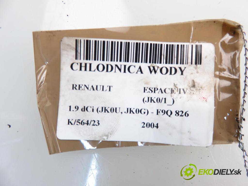 RENAULT ESPACE IV (JK0/1_) MINIVAN 2004 1870,00 Chłodnice wody 1870,00 chladič vody
