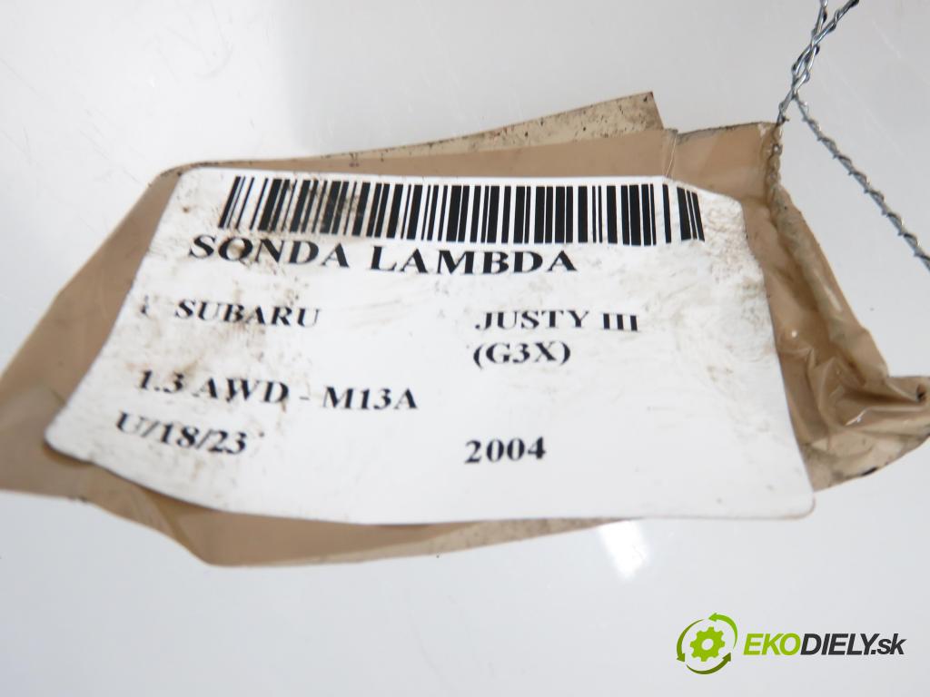 SUBARU JUSTY III (G3X) HB 2004 1328,00 Sondy lambda 1328,00 sonda lambda 2340009770 (Lambda sondy)