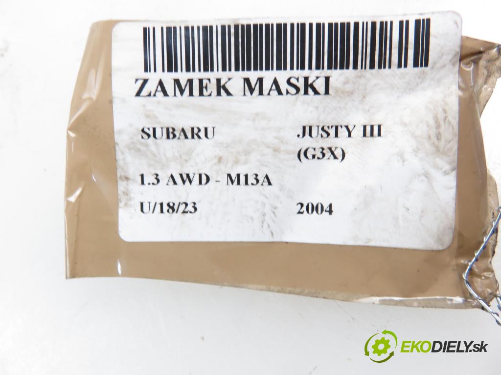 SUBARU JUSTY III (G3X) HB 2004 1328,00 Zamki 1328,00 zámok kapoty
