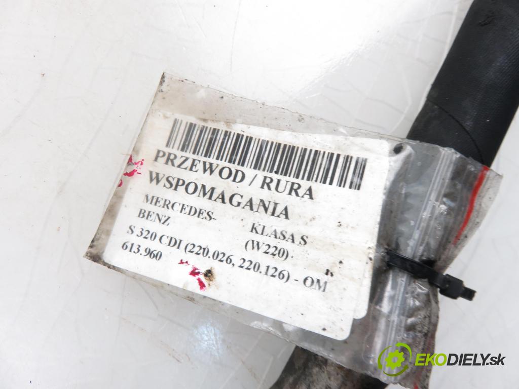 MERCEDES-BENZ KLASA S (W220) SEDAN 2001 3222,00 Przewody układu wspomagania 3222,00 RIADOK: / Rúra servočerpadlo 2204660381