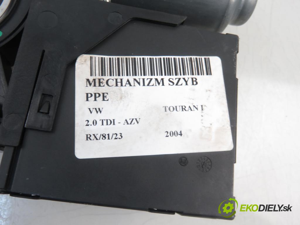 VW TOURAN (1T1, 1T2) MINIVAN 2004 1968,00 Silniczki szyb 1968,00 motorek sťahovaní oken PP 1K0959792C; 1T0959702