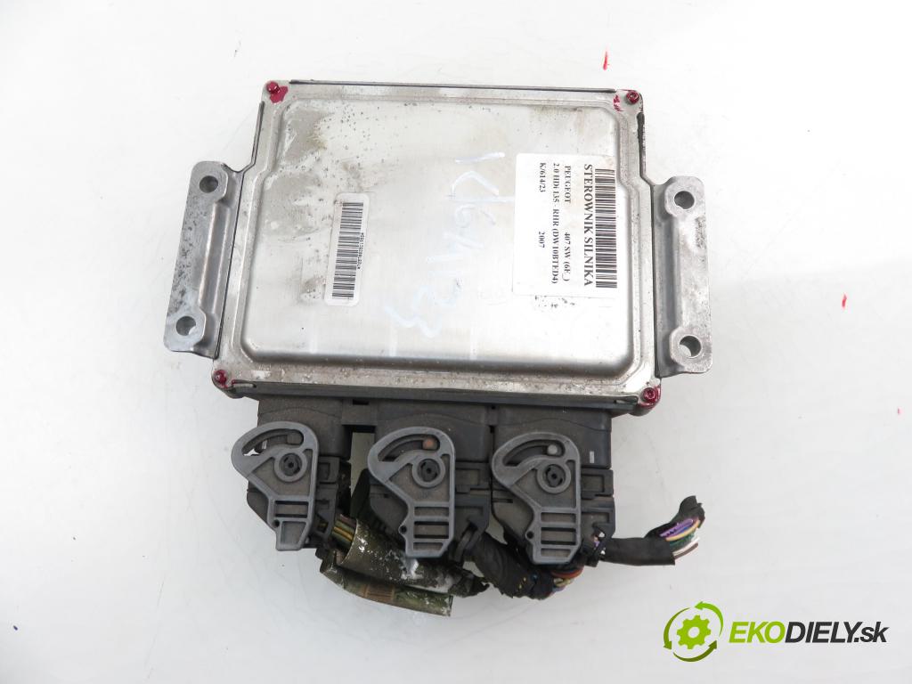 PEUGEOT 407 SW (6E_) KOMBI 2007 1997,00 Sterowniki silnika 1997,00 Riadiaca jednotka Motor 9663612380; 9663548180