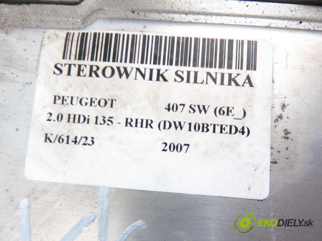 PEUGEOT 407 SW (6E_) KOMBI 2007 1997,00 Sterowniki silnika 1997,00 Riadiaca jednotka Motor 9663612380; 9663548180