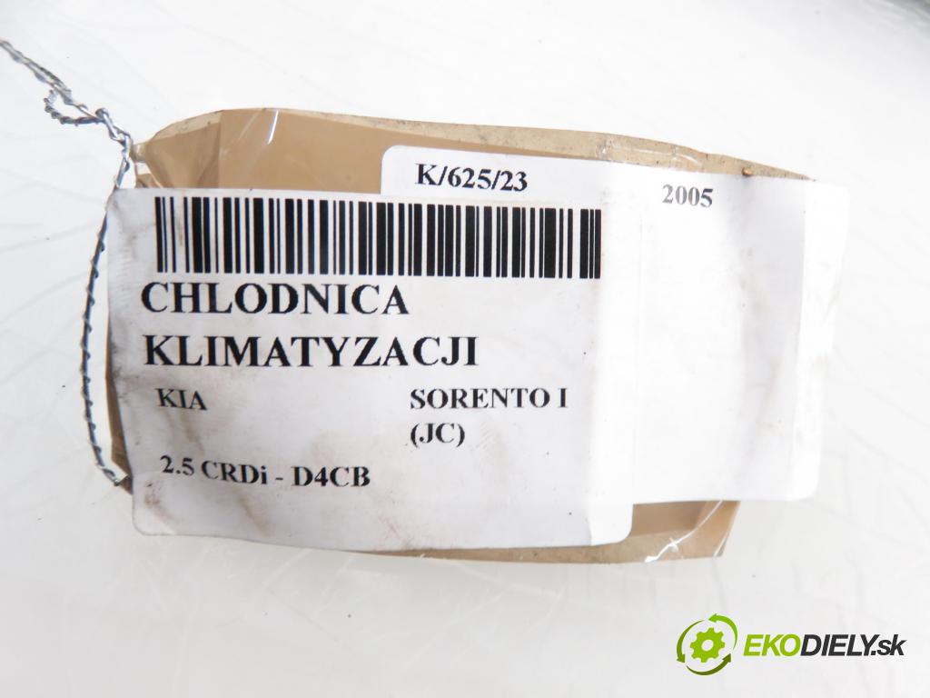 KIA SORENTO I (JC) SUV 2005 2497,00 Chłodnice klimatyzacji (skraplacze) 2497,00 chladič klimatizácie  (Chladiče klimatizácie)