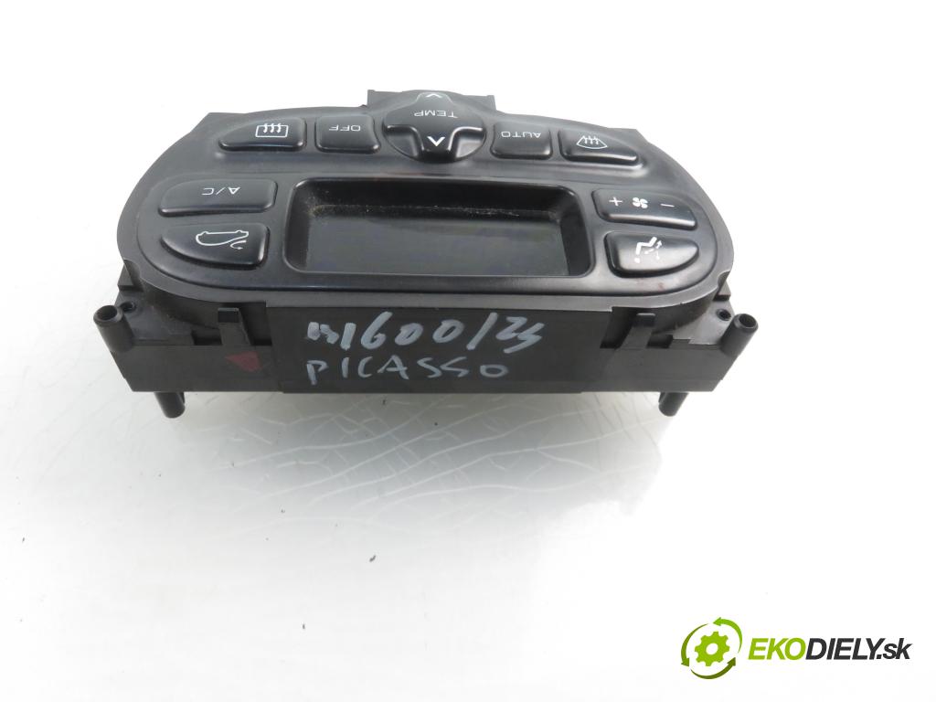 CITROEN XSARA PICASSO (N68) MINIVAN 2001 1997,00 Panele sterowania, przełączniki 1997,00 Panel kúrenia KLIMATRONIK 96314105ZR
