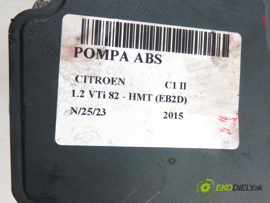 CITROEN C1 II HB 2015 1199,00 Sterowniki ABS 1199,00 pumpa ABS 0265956309; 445400H070 (Pumpy brzdové)