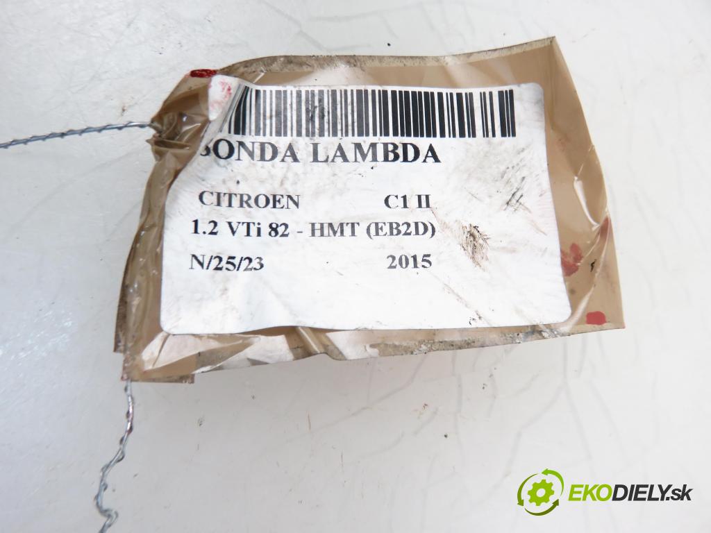 CITROEN C1 II HB 2015 1199,00 Sondy lambda 1199,00 sonda lambda 9673438580 (Lambda sondy)