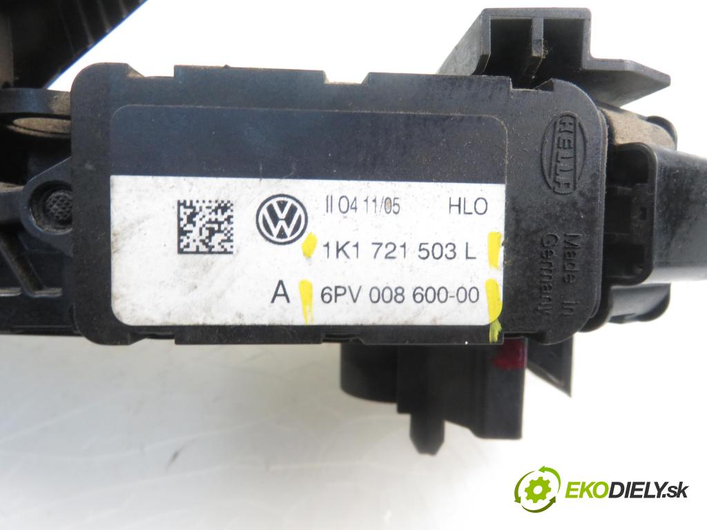 VW GOLF V (1K1) HB 2005 1595,00 Pozostałe 1595,00 Potenciometer plynového pedálu 1K1721503L; 6PV00860000 (Pedále)
