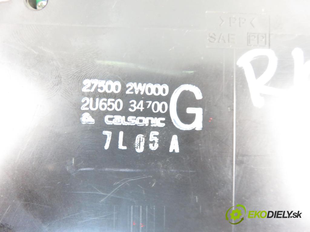 NISSAN PATHFINDER II (R50) SUV 1998 3275,00 Panele sterowania, przełączniki 3275,00 Panel kúrenia KLIMATRONIK 275002W000; 2U65034700