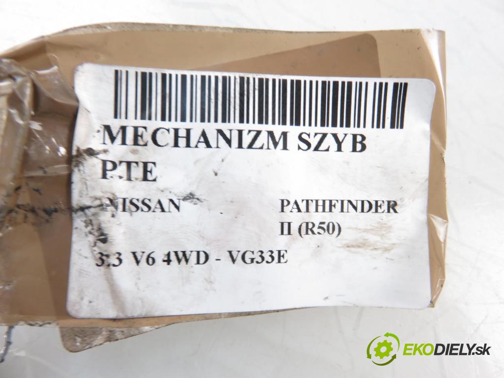 NISSAN PATHFINDER II (R50) SUV 1998 3275,00 Podnośniki szyb 3275,00 Mechanizmus okien PTE 827300W205