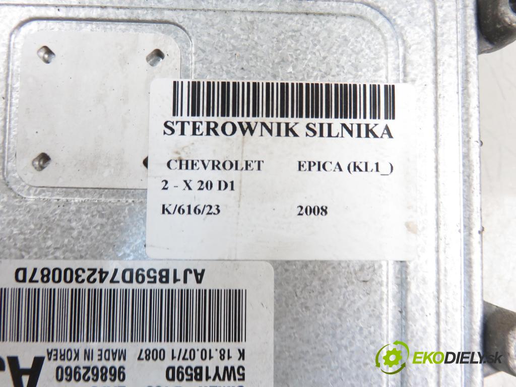 CHEVROLET EPICA (KL1_) SEDAN 2008 1993,00 Sterowniki silnika 1993,00 Riadiaca jednotka Motor 96862960AJ; 5WY1B59D