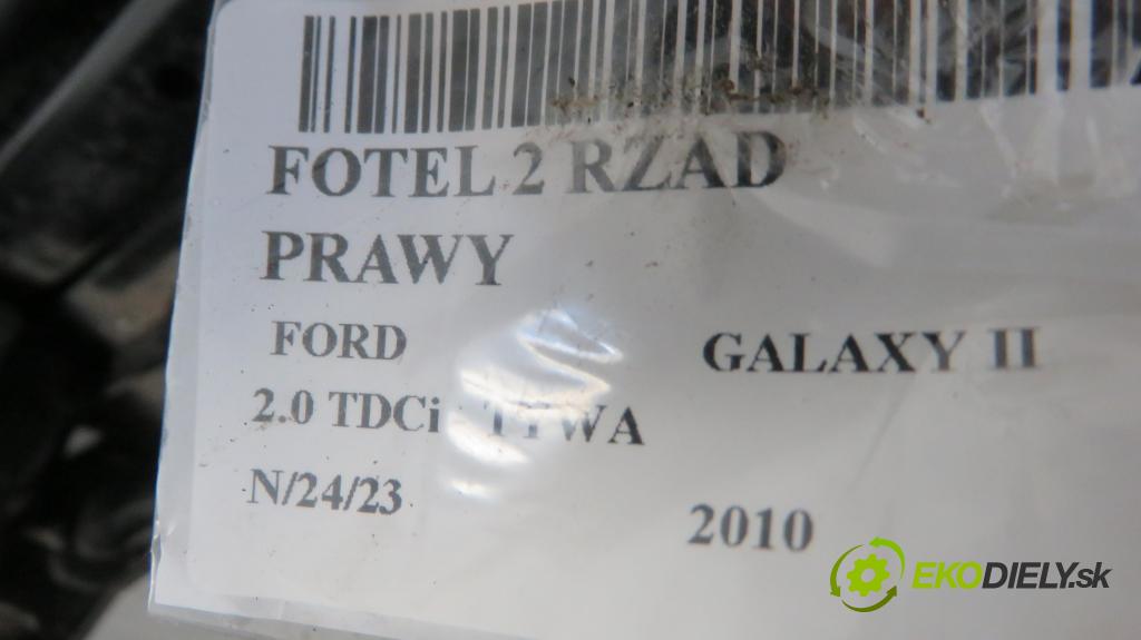 FORD GALAXY (WA6) MINIVAN 2010 1997,00 Fotele, kanapy 1997,00 Sedadlo 2 RIADOK: pravy