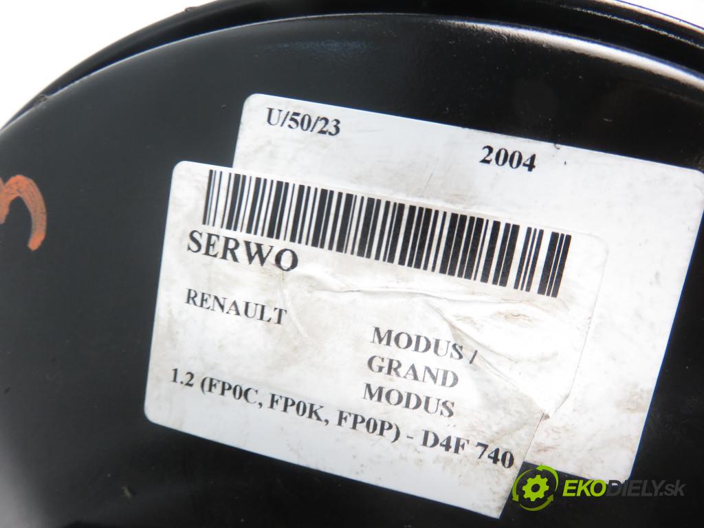 RENAULT MODUS / GRAND MODUS (F/JP0_) HB 2004 1149,00 Serwa hamulca 1149,00 Posilovač 8200327669 (Servočerpadlá, pumpy riadenia)