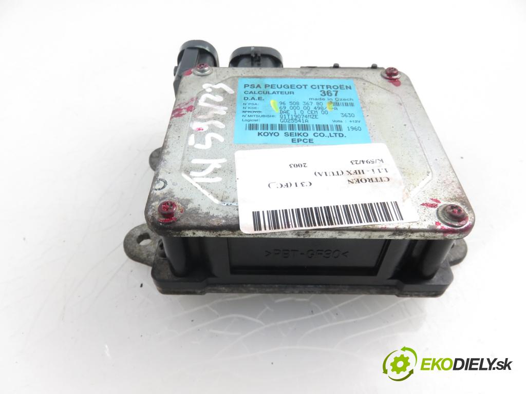 CITROEN C3 I (FC_) HB 2003 1124,00 Pozostałe 1124,00 Riadiaca jednotka servočerpadlo 9650836780; 6900000498 (Riadiace jednotky)
