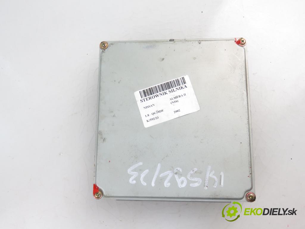 NISSAN ALMERA II Hatchback (N16) HB 2002 1769,00 Sterowniki silnika 1769,00 Riadiaca jednotka Motor MEC20625