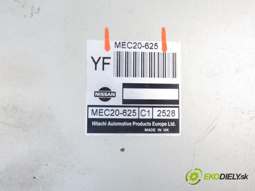 NISSAN ALMERA II Hatchback (N16) HB 2002 1769,00 Sterowniki silnika 1769,00 Riadiaca jednotka Motor MEC20625