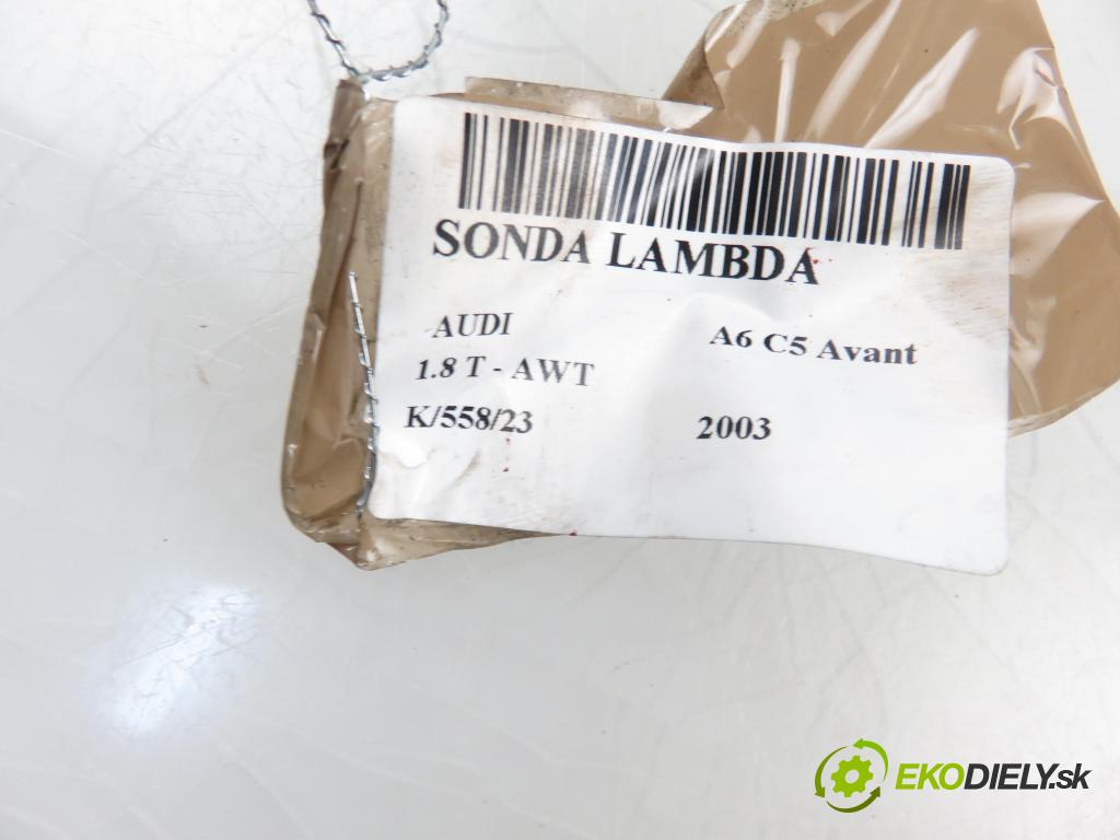 AUDI A6 Avant (4B5, C5) KOMBI 2003 1781,00 Sondy lambda 1781,00 sonda lambda 058906265C; 0258006305 (Lambda sondy)