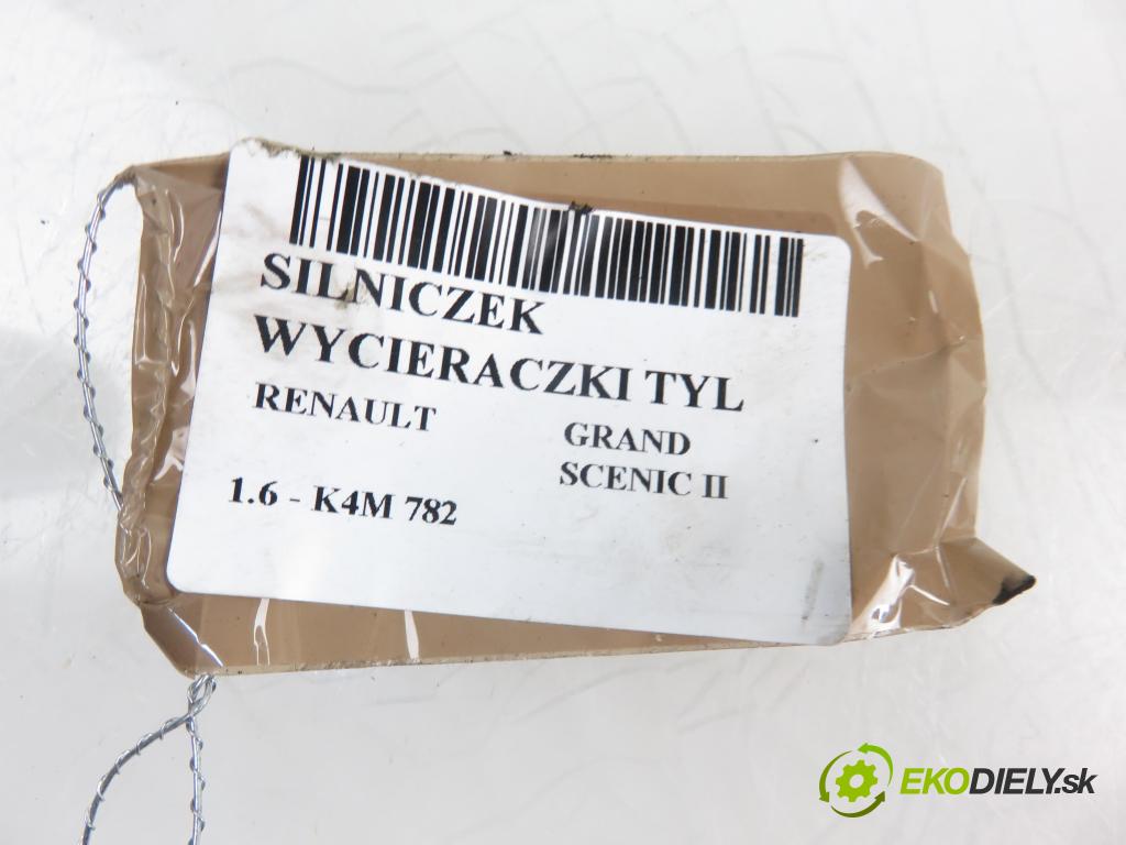 RENAULT GRAND SCENIC II (JM0/1_) MINIVAN 2005 1598,00 Silniki wycieraczek 1598,00 Motorček stierače ZADNÉ: 8200153458; 53018912