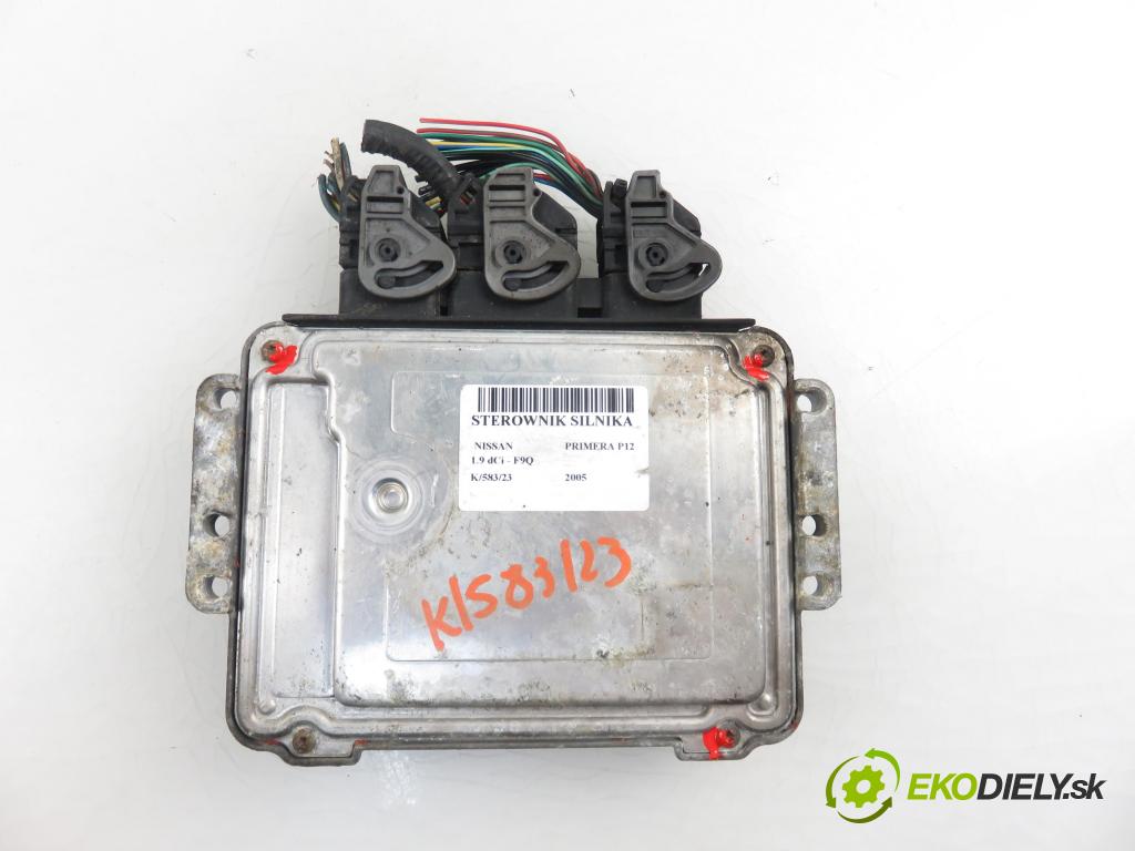 NISSAN PRIMERA (P12) LIFTBACK 2005 1870,00 Sterowniki silnika 1870,00 Riadiaca jednotka Motor 0281011645; 23710AW36A; 8200391966