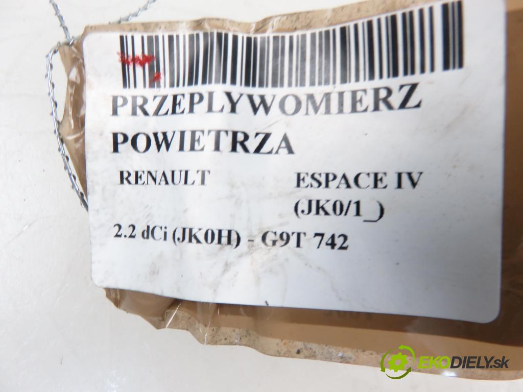 RENAULT ESPACE IV (JK0/1_) MINIVAN 2004 2188,00 Przepływomierze 2188,00 váha vzduchu vzduchu LM1118