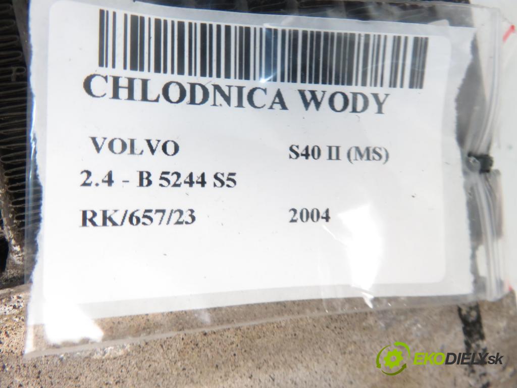 VOLVO S40 II (MS) SEDAN 2004 2435,00 Chłodnice wody 2435,00 chladič vody 3M518005DA