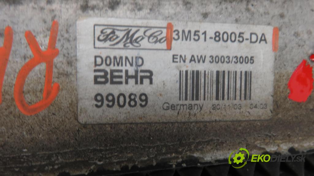 VOLVO S40 II (MS) SEDAN 2004 2435,00 Chłodnice wody 2435,00 chladič vody 3M518005DA