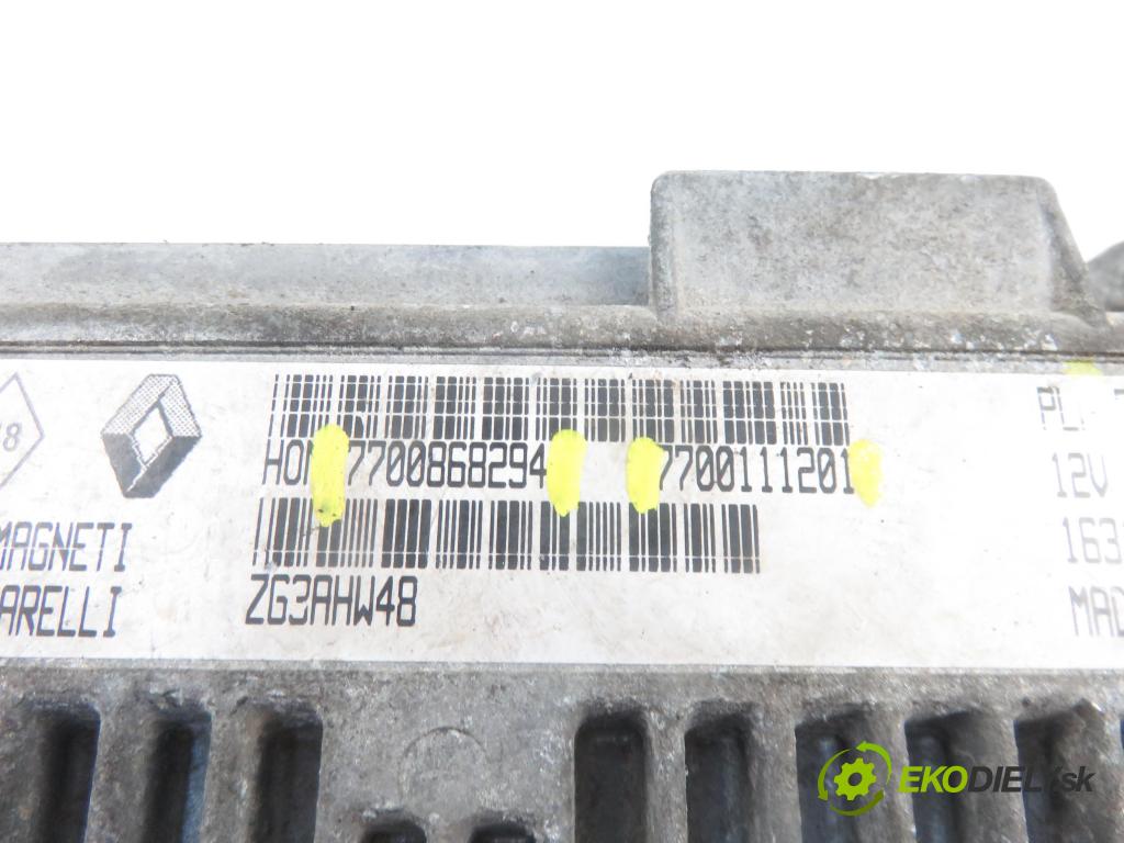RENAULT CLIO II (BB_, CB_) HB 1998 1149,00 Sterowniki silnika 1149,00 Riadiaca jednotka Motor 7700111203; 7700111201; 7700868294