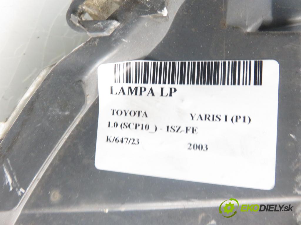 TOYOTA YARIS (_P1_) HB 2003 998,00 Lampy przednie 998,00 Svetlo LP 89008658