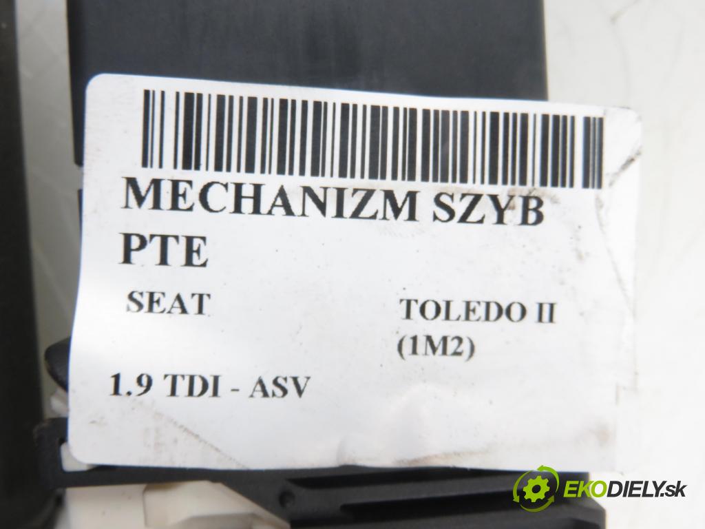 SEAT TOLEDO II (1M2) SEDAN 2003 1896,00 Silniczki szyb 1896,00 Motorček sťahovania okien pravé zadné