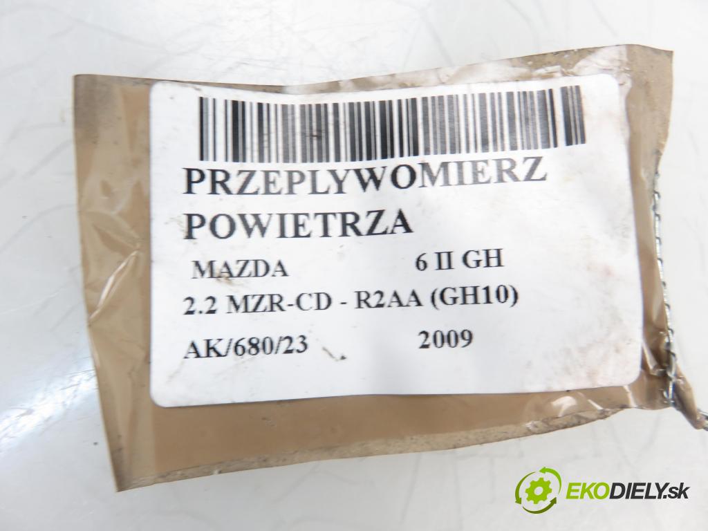 MAZDA 6 Hatchback (GH) LIFTBACK 2009 2184,00 Przepływomierze 2184,00 váha vzduchu vzduchu 1974002010