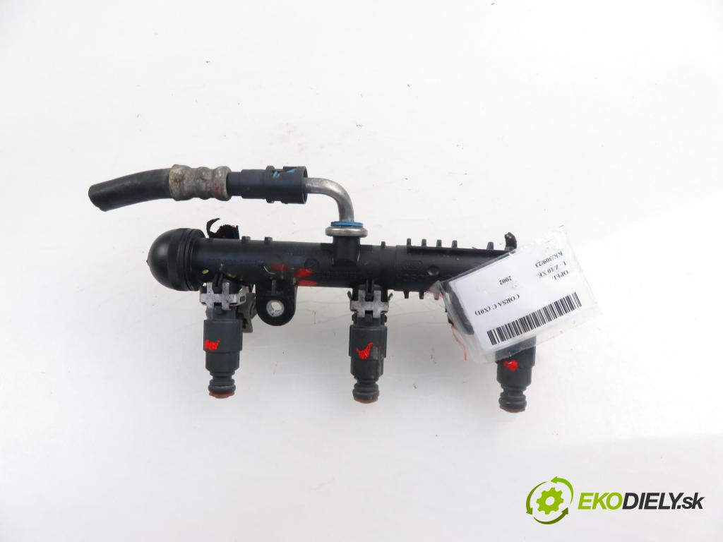 OPEL CORSA C (X01) HB 2002 973,00 Listwy wtryskowe 973,00 Lišta vstrekovacia 0280151075; 0280155965 (Vstrekovacie lišty)