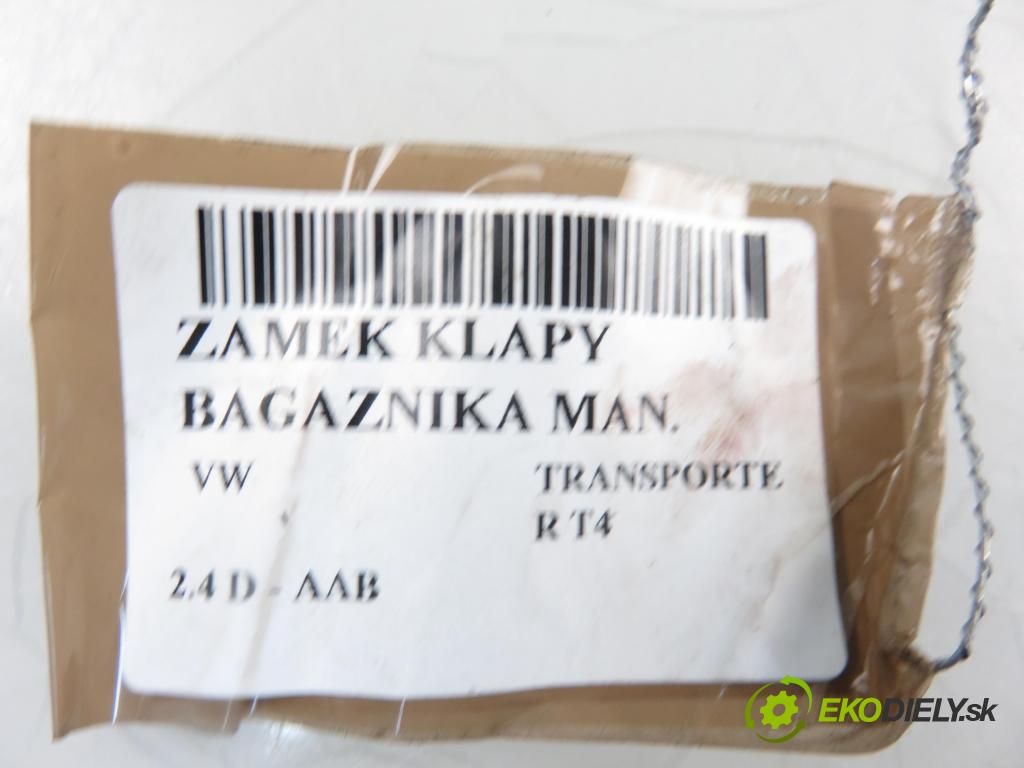 VW TRANSPORTER IV Skrzynia (70XA) BUS 1994 2370,00 Zamki 2370,00 zámok dveří kufr MAN: 701829211B