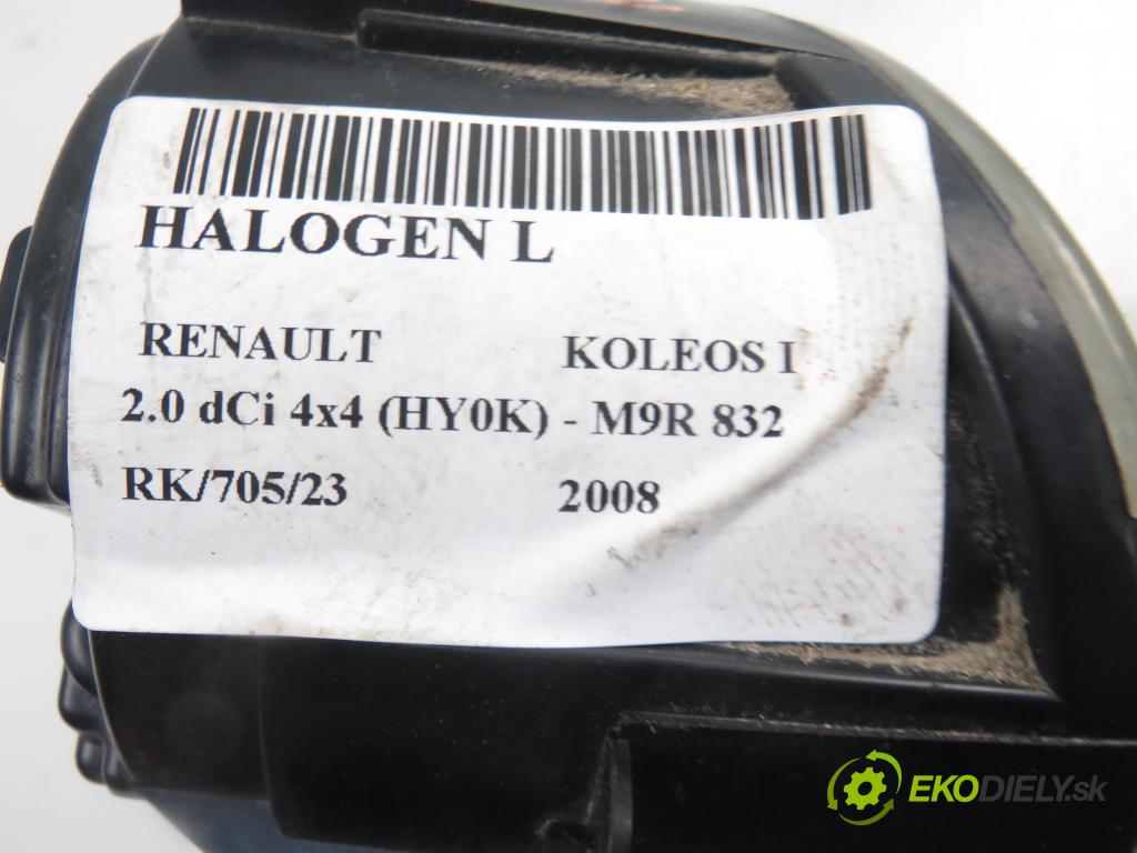 RENAULT KOLEOS I (HY_) SUV 2008 1995,00 Lampy przeciwmgielne 1995,00 hmlové svetlo, hmlovka L 89206431