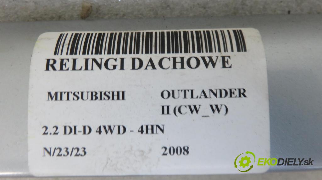 MITSUBISHI OUTLANDER II (CW_W) SUV 2008 2179,00 Relingi dachowe 2179,00 zábradlí: STŘECHA