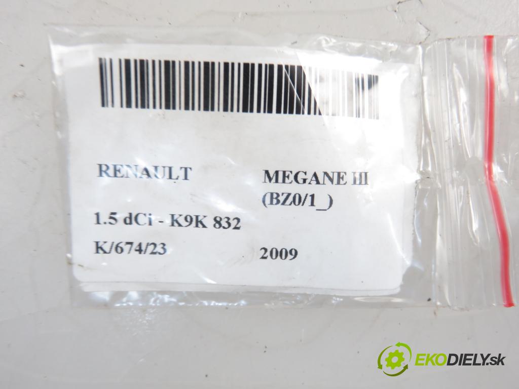 RENAULT MEGANE III liftback (BZ0/1_) HB 2009 1461,00 Panele sterowania, przełączniki 1461,00 Panel kúrenia KLIMATIZACE: T1001786G