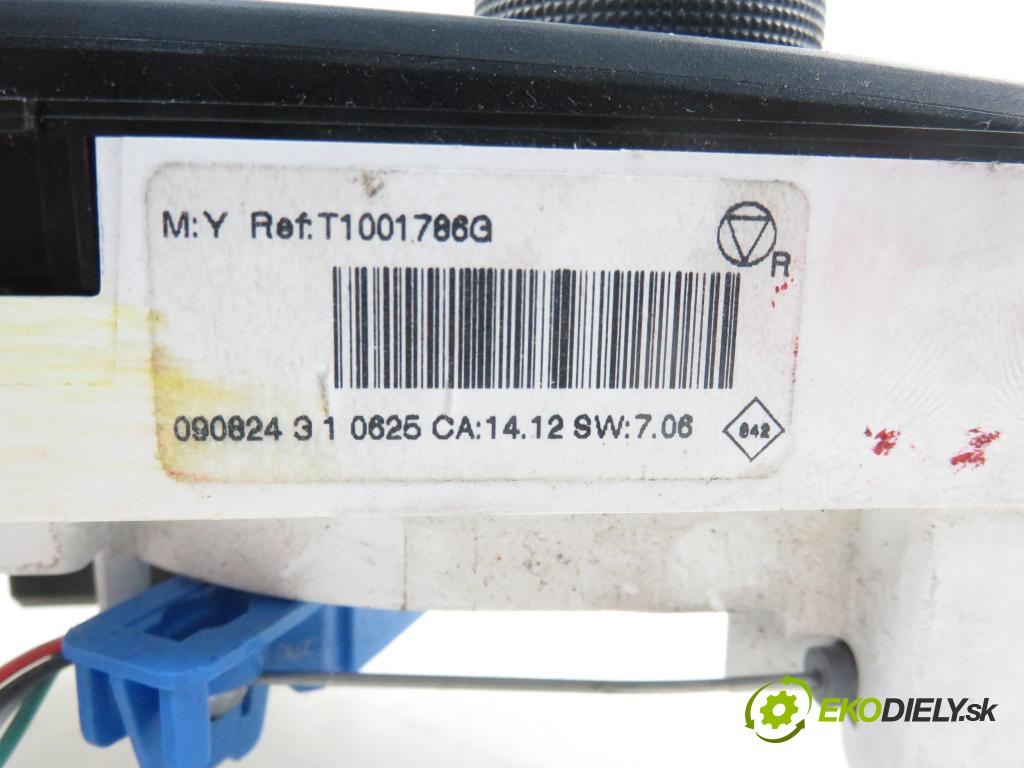 RENAULT MEGANE III liftback (BZ0/1_) HB 2009 1461,00 Panele sterowania, przełączniki 1461,00 Panel kúrenia KLIMATIZACE: T1001786G