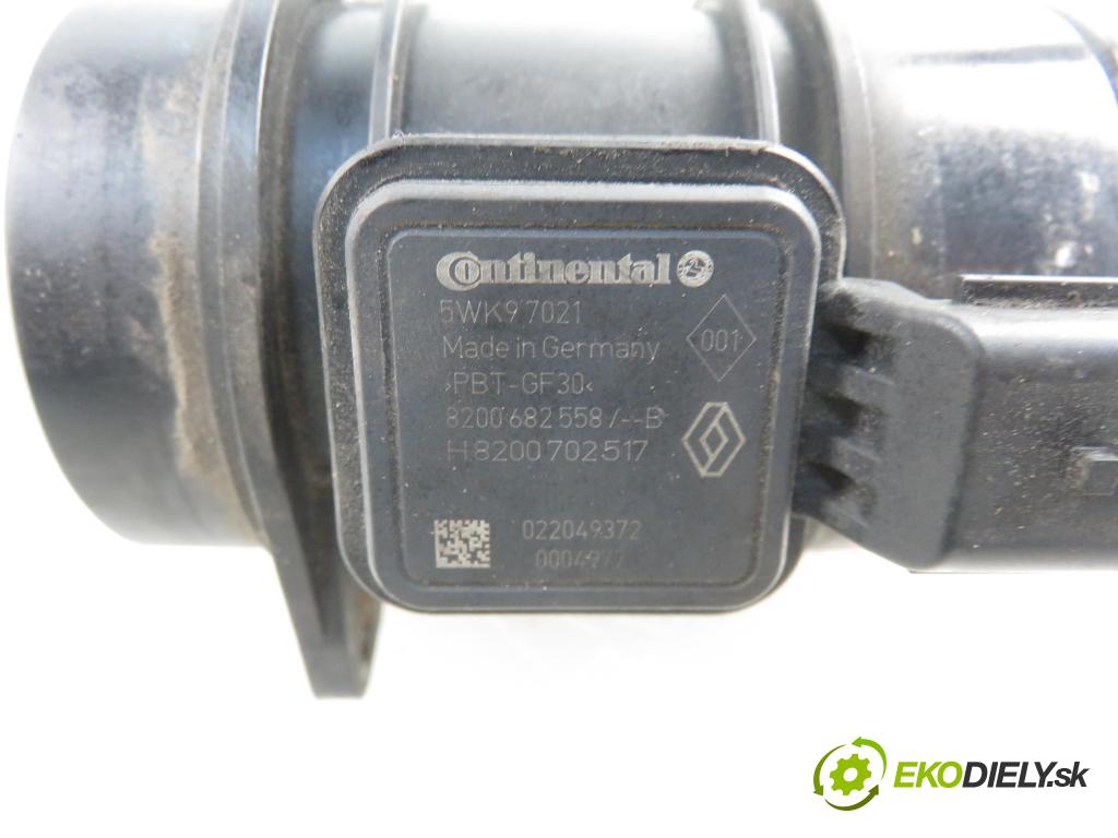 RENAULT MEGANE III liftback (BZ0/1_) HB 2009 1461,00 Przepływomierze 1461,00 váha vzduchu vzduchu 8200682558B; 8200702517; 5WK97021