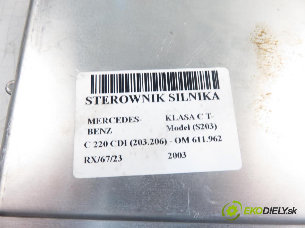 MERCEDES-BENZ KLASA C T-Model (S203) KOMBI 2003 2148,00 Sterowniki silnika 2148,00 Riadiaca jednotka Motor 0001537279; 0281011008