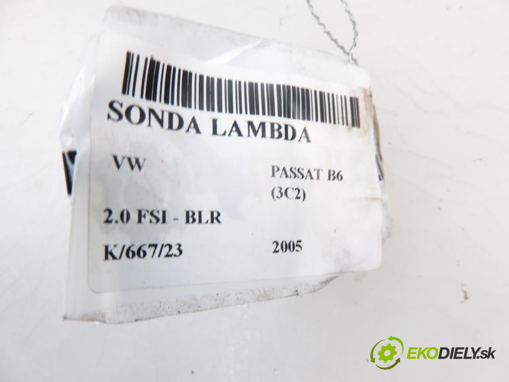 VW PASSAT B6 (3C2) SEDAN 2005 1984,00 Sondy lambda 1984,00 sonda lambda 0258006776; 06F906262AA (Lambda sondy)